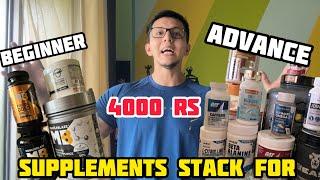 Supplements Stack For “ BEGINNER “ & “ ADVANCED “   Natural Bodybuilding