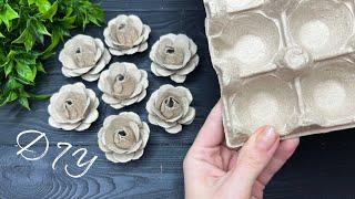 EASY Idea from Egg Carton Box EGG Tray Craft DIY Tutorial