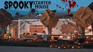 renovating starter house to Spooky Halloween Home  bloxburg 