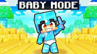 We Played Minecraft In BABY MODE