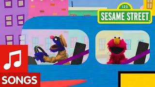 Sesame Street The Wheels on Grovers Bus  Wheels on the Bus Remix #3