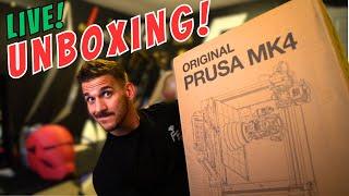 Unboxing a Prusa MK4 + Chat & Chill