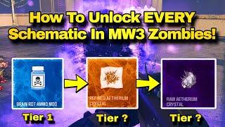 How To Unlock ALL Schematics In MW3 Zombies YOU WANT TO KNOW THIS