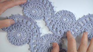 How to Crochet The MOST DELICATE TAPE LACE  Detailed master class