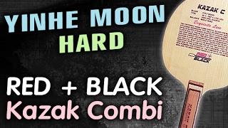 Test YINHE Moon Hard on RED + BLACK Kazak C Kazak Combi