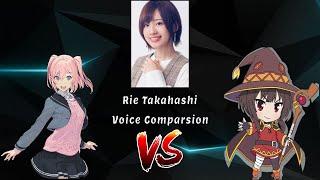 Rie Takahashi Voices  Sana vs Megumin