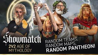 Age of Mythology Retold FULL RANDOM - 2v2 Showmatch with TheViper DauT & TaToH