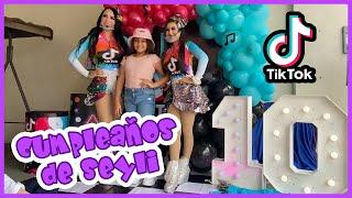 FELIZ CUMPLEAÑOS SEYLI  LA FIESTA DE MI HIJA  FIESTA DE TIKTOK  LIZ ELIZONDO Y SERGIO