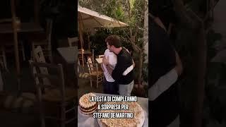 Buon compleanno a Stefano De Martino ️ La torta a forma di pacco di Affari tuoi