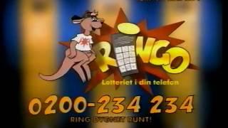 Ring ringo  du kan bli miljonär TV3 reklam   30 Aug 1998