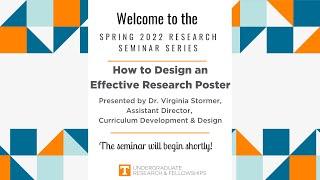 How to Design an Effective Research Poster