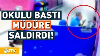 Bir Başka Eğitimciye Şiddet Olayı Öfkeli Baba Okulu Bastı Müdüre Saldırdı  NTV