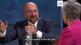 Possible to cooperate with some far-right personalities says Charles Michel