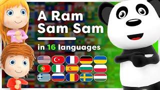 ⭐ A Ram Sam Sam  All languages  Compilation of Nursery Rhymes  Hey Kids Worldwide