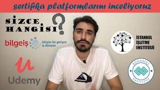 ONLİNE SERTİFİKALARIN GEÇERLİLİĞİ VAR MIUdemy İstanbul İşletme Enstitüsü Bilgeİş-ODTÜ Boğaziçi