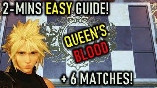 Queens Blood EASY BEGINNERS Guide & First 6 Matches  Final Fantasy VII FF7 Rebirth Mini Game