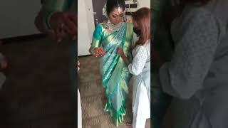Professional Saree draping steps  Malaysian style saree draping  Saree  makeup ph +60162024971