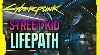 Cyberpunk 2077 - Street Kid Lifepath Intro  Full Prologue All Choices - 4K 60fps