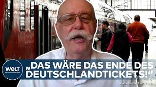 DEUTSCHLAND Abschaffung droht - Deutschlandticket in Gefahr Erste Regionen steigen aus