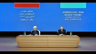 Azərbaycan-İran biznes forumuda İlham Əliyevin nitqi