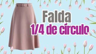 FALDA UN CUARTO DE CIRCULO