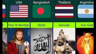 Gods from different countries