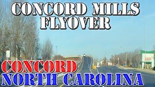 Concord Mills Flyover OPEN - Concord - North Carolina - 4K Infrastructure Drive