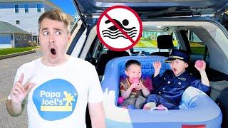 Little Police Officer Learns Safety Rules in the Car  Pretend Play Stories by Papa Joel’s English