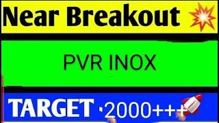 PVR INOX SHARE LATEST NEWS TODAYPVR INOX SHARE ANALYSISPVR INOX SHARE TARGETPVR INOX SHARE NEWS