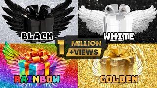 Choose Your Gift from 4  Black White Rainbow or Golden  How Lucky Are You?  GlamQuiz