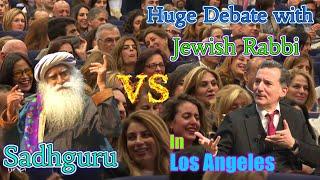 Sadhguru debates Jewish Rabbi in Los Angeles California