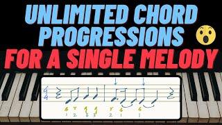 How to CONSTRUCT Chords for ANY MELODY - Easy Piano & Music Theory Tutorial Cadences