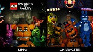 LEGO Five Nights at Freddys  Lego vs Fnaf  Lego vs Game  Toy news tv