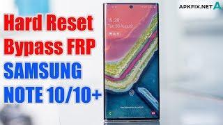 Hard Reset & Bypass FRP Lock SAMSUNG Galaxy NOTE 10  NOTE 10+