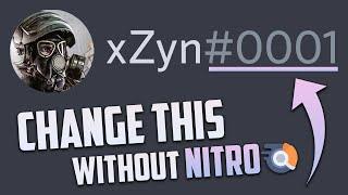 How to change your *DISCORD TAG* without Nitro UPDATED Easier Method