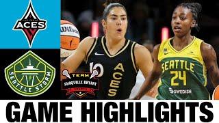 Seattle Storm vs Las Vegas Aces Highlights  Womens Basketball  2024 WNBA