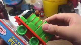 Fisher-Price Thomas&Friends Push along Salty HaroldDieselPercy Unboxing video