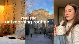 my realistic morning routine at university