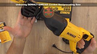 Unboxing DeWALT DWE305 Corded Reciprocating Saw -Bob The Tool Man