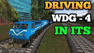 Driving WDG 4 In Indian Train Simulator   Indian Train Simulator WDG4