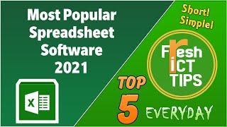 Top 5 Best Spreadsheet Software 2021