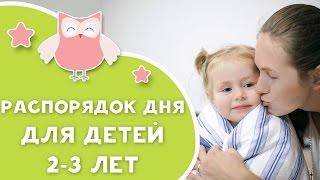 Распорядок дня для детей 2-3 лет Любящие мамы