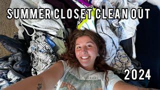 HUGE Closet Clean Out  Organizing  Decluttering