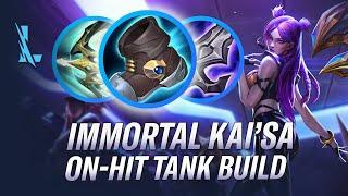 IMMORTAL TANK ON-HIT KAISA STRONGEST KAISA BUILD TO DEAL WITH THE META  RiftGuides  WildRift