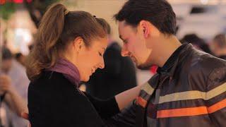 Argentine tango flash mob - Budapest with bandoneon & dancing