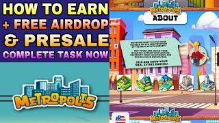 METROPOLIS BUILD YOUR BUILDINGS  NOW + PRESALE AND FREE AIRDROP TAGALOG REVIEW