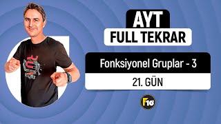 KARBOKSİLİK ASİT - ESTER - TEST 37 I FONKSİYONEL GRUPLAR - 3 l  21. GÜN  l AYT FULL TEKRAR KAMPI