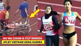 Bikin Terharu. Niatnya Mau Menjatuhin Atlet INDONESIA Atlet Vietnam Kena Karma.