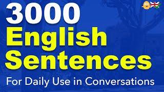 Study English 3000 English Sentences For Daily Use in Conversations