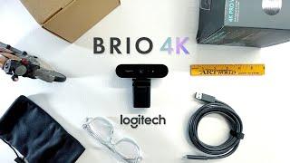 Logitech Brio 4K Pro Webcam  Features Review & Unboxing